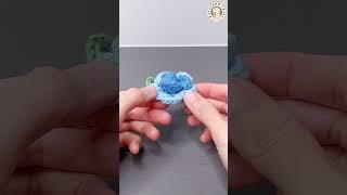 Crochet Gradient Rose | Full video tutorial is on my channel | How to crochet a rose |Amigurumi Rose