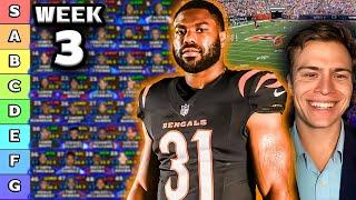 Week 3 Running Back Rankings & Tiers (Top 50)