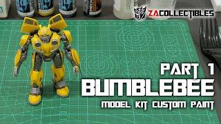 Bumblebee Custom Paint - Trumpeter Model Kit | Bumblebee Movie Collection