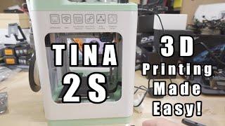 3D Printing in MINUTES w ENTINA Tina 2S