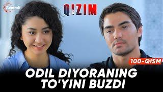 Qizim  100-qism | Anons |Odil Diyoraning to'yini buzdi