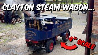 4" Scale Clayton Undertype Steam Wagon at Leyland Society of Model Engineers