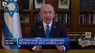 Netanyahu Klaim Berhasil Bunuh Dua Bos Hizbullah