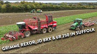 4Kᵁᴴᴰ Oct 2024: Wickham Beet Group & Wantisden Hall Farms at work harvesting beet & drilling wheat