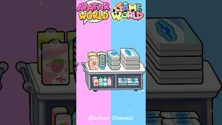 AVATAR WORLD VS GAME WORLD!! WHICH IS BETTER ?? #avatarworld #gameworld #ahaworld #tocaboca #games