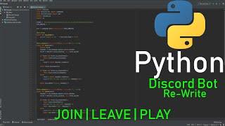 [Python]Discord.py Re-Write voice commands (#1 Setup): JOIN | LEAVE | PLAY (FFmpeg and Youtube-dl)