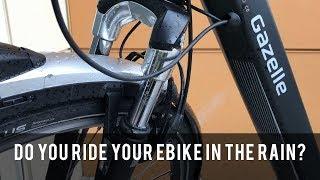 How to dry your ebike after riding in the rain or washing