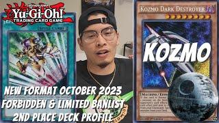 Yugioh New Format October 2023 2nd Place Deck Profile- Kozmo - Johnny Nguyen