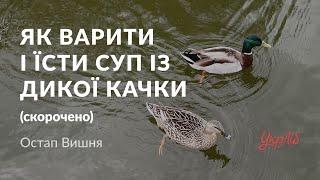 Остап Вишня — Як варити і їсти суп із дикої качки (аудіокнига скорочено)