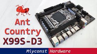  Ant Country X99S-D3 – motherboard review with Xeon E5-2678 V3