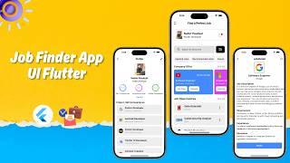 Flutter Job Finder App UI | Build a Stunning Job Search App in Flutter