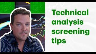 How to screen for technical signals in WebBroker