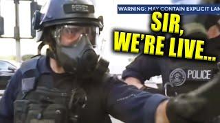 Watch: Cop Gets AGGRESSIVE with Reporter… LIVE TV Catches It All