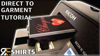 Ricoh Ri 1000 DTG (Direct To Garment) Printer Tutorial - RTE Shirts