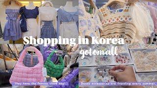 shopping in korea vlog  summer fashion & accessories at gotomall underground shopping center