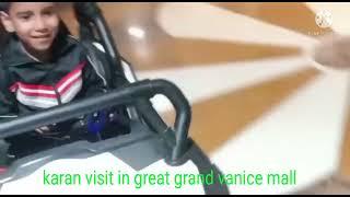Tanishka # Karan Riding  in the great grand vanice Mall