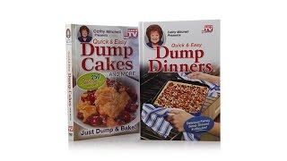 "Dump Dinners" and "Dump Cakes" Quick   Easy Cookbook Duo