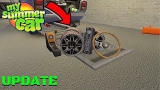 NEW RIMS - GT COVER, CENTER CONSOLE AND STEERING WHEEL - My Summer Car Update #13 | Radex