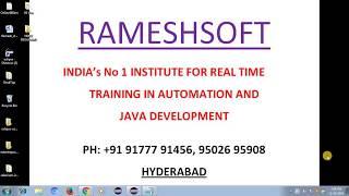 How to sort elements in ascending order without using predefined methods||Rameshsoft