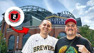 SPORTS CARD SHOW AT A MLB STADIUM WITH CARD COLLECTOR 2