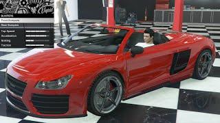 GTA 5 - OG Vehicle Customization - Obey 9F & Cabrio (Audi R8)