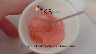 Tickled Peach Lip Liquid + TKB Gloss Base