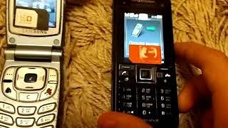 Samsung SGH-S500 Входящий вызов/Incoming call + Sony ericsson C902 Исходящий вызов/Dialing call