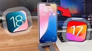 Как откатить iOS 18 на iOS 17? Самый быстрый способ!