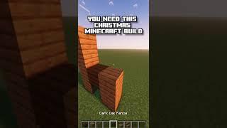 Minecraft Reindeer Christmas Build Tutorial #HolidaysWithShorts #Minecraft #shortswithcamilla