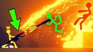 ОГНЕМЕТ ПРОТИВ СТИКМЕНОВ В STICK FIGHT THE GAME! БИТВА МАЛЕНЬКИХ ЧЕЛОВЕЧКОВ! УГАР В СТИК ФАЙТ!