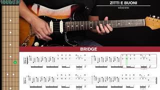 Zitti E Buoni Guitar Cover Måneskin |Tabs + Chords|