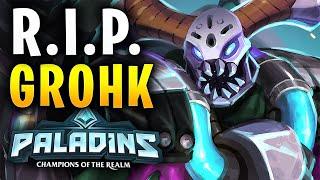 Why Isn't Anyone Playing Grohk?! - Paladins Gameplay Build