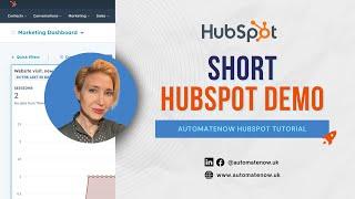 Short HubSpot Demo