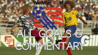 Highligths All Goals World Cup U.S.A 1994 with English Commentary #worldcup