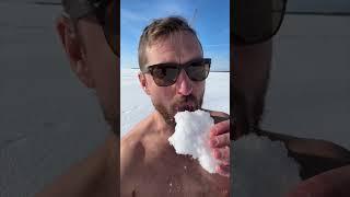 When fresh snow freezes over night | Ice King ASMR