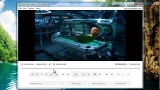 Как обрезать видео в программе Free Video Editor