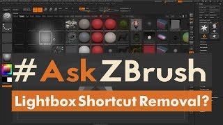 #AskZBrush: “How can I remove Lightbox Shortcuts that no longer exist?”