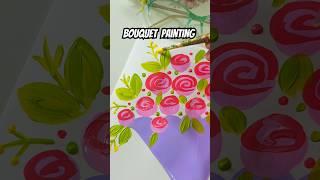 Easy Bouquet Painting #painting diy #easypainting #craft