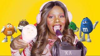 SONIC M&M BLAST ASMR EATING SOUNDS