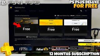 How to get ps plus deluxe 14 days trial on PS4/PS5 |PS Plus Deluxe/Extra/essential trial