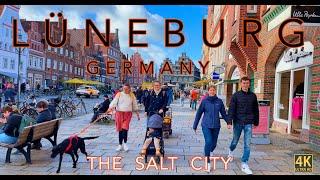 Lüneburg,  Germany  | A Vibrant Sunny Summer ️ 4K Walking Tour in the iconic German SALT City