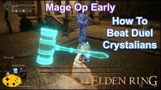 How Can A Mage Beat The Crystalian Spear And Crystalian Staff [Elden Ring]