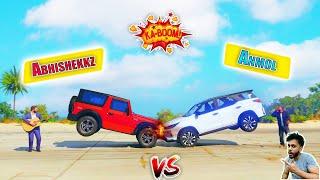 Abhishekkz Indian Cars Vs @AnmolgameX Indian Cars Crash GTA 5