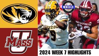 #21 Missouri vs Massachusetts | Full Game Highlights | 2024 College Football Highlights