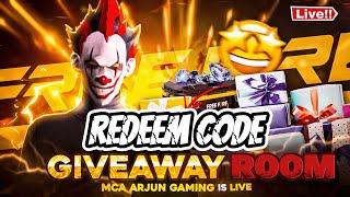 Free fire giveaway - Redeem code giveaway - MCA Arjun Gaming #freefirelive #freefiretelugu