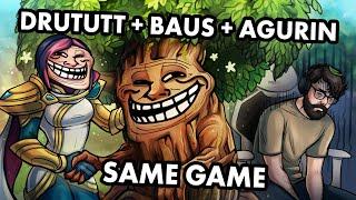 DRUTUTT + THEBAUSFFS + AGURIN IN SAME TEAM FT. ADC FIORA