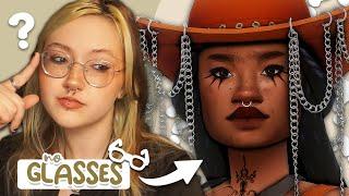 Making a Sim But I CAN'T SEE  (No Glasses) | Sims 4 Create a Sim Challenge