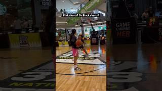 Pink or black? #basketball #girl