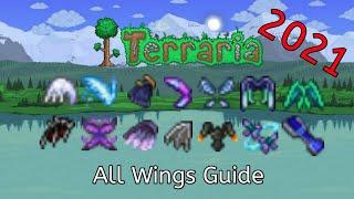 Terraria 1.4 mobile | all wings guide | how get a wings? watch this