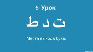 Арабский алфавит • Махрадж аль-Хуруф • ت د ط • Урок-6 // #арабскийалфавит #махраджи #ислам #тажвид